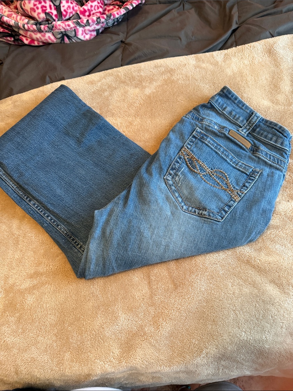 Cowgirl Tuff Women's Medium Blue Boot Cut Jeans